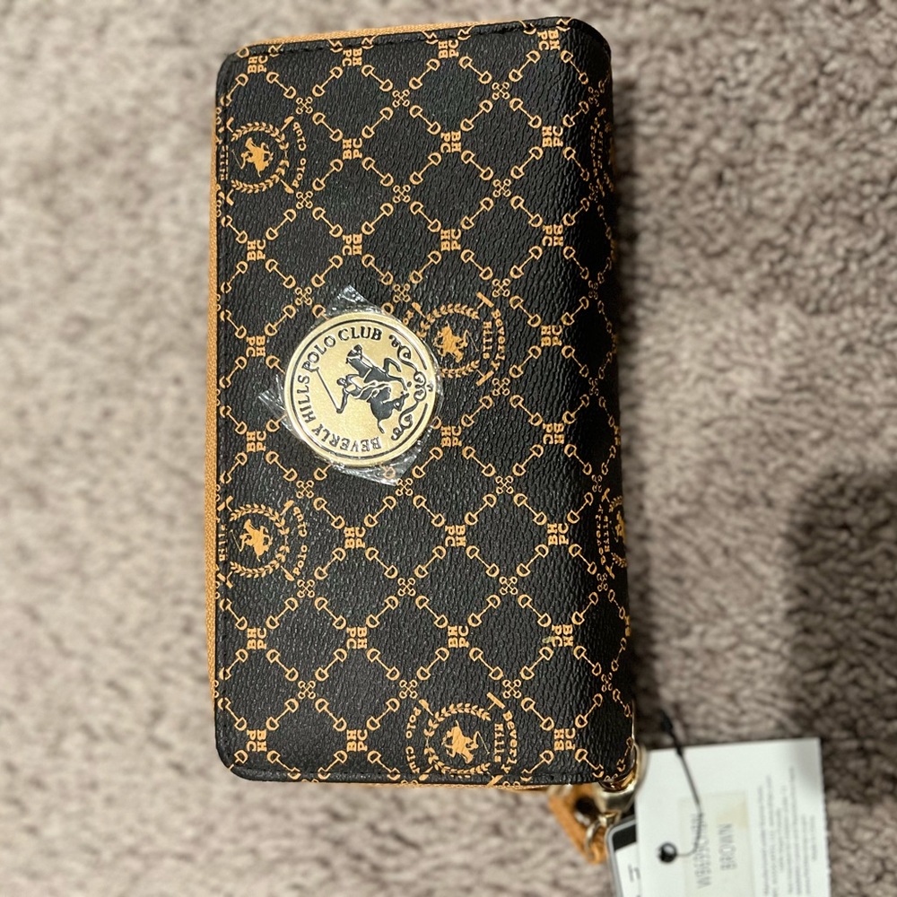 Beverly Hills Polo Club wallet with wrist strap